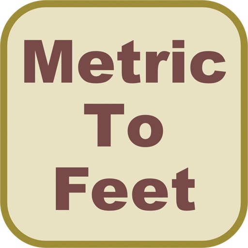 Metric To Feet icon image.